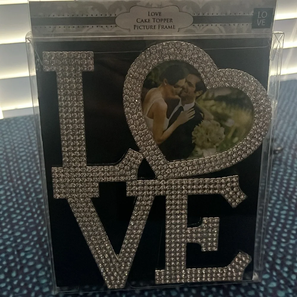 LOVE Cake Topper Picture Frame